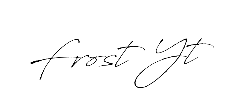 Frost Yt stylish signature style. Best Handwritten Sign (Antro_Vectra) for my name. Handwritten Signature Collection Ideas for my name Frost Yt. Frost Yt signature style 6 images and pictures png