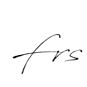 How to make Frs signature? Antro_Vectra is a professional autograph style. Create handwritten signature for Frs name. Frs signature style 6 images and pictures png