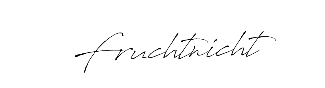 Also we have Fruchtnicht name is the best signature style. Create professional handwritten signature collection using Antro_Vectra autograph style. Fruchtnicht signature style 6 images and pictures png