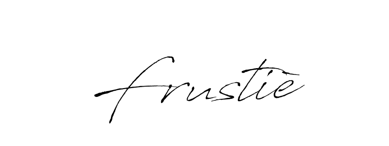 Frustiè stylish signature style. Best Handwritten Sign (Antro_Vectra) for my name. Handwritten Signature Collection Ideas for my name Frustiè. Frustiè signature style 6 images and pictures png