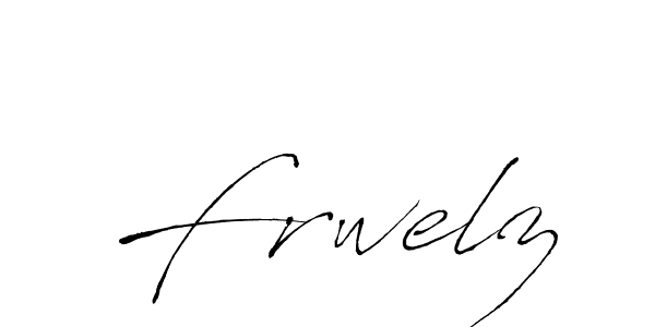 Once you've used our free online signature maker to create your best signature Antro_Vectra style, it's time to enjoy all of the benefits that Frwelz name signing documents. Frwelz signature style 6 images and pictures png