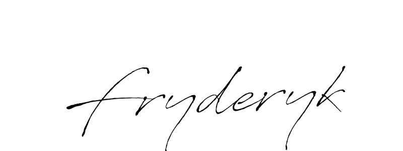 Make a beautiful signature design for name Fryderyk. With this signature (Antro_Vectra) style, you can create a handwritten signature for free. Fryderyk signature style 6 images and pictures png