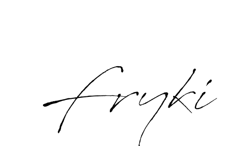 Once you've used our free online signature maker to create your best signature Antro_Vectra style, it's time to enjoy all of the benefits that Fryki name signing documents. Fryki signature style 6 images and pictures png