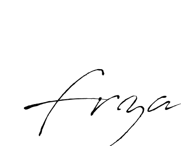It looks lik you need a new signature style for name Frza. Design unique handwritten (Antro_Vectra) signature with our free signature maker in just a few clicks. Frza signature style 6 images and pictures png