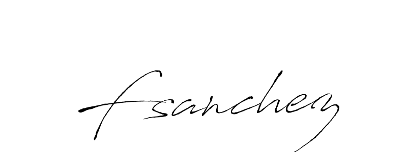 How to make Fsanchez name signature. Use Antro_Vectra style for creating short signs online. This is the latest handwritten sign. Fsanchez signature style 6 images and pictures png