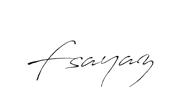 Make a beautiful signature design for name Fsayaz. Use this online signature maker to create a handwritten signature for free. Fsayaz signature style 6 images and pictures png