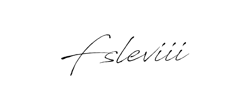 How to make Fsleviii name signature. Use Antro_Vectra style for creating short signs online. This is the latest handwritten sign. Fsleviii signature style 6 images and pictures png