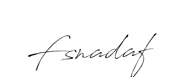 Create a beautiful signature design for name Fsnadaf. With this signature (Antro_Vectra) fonts, you can make a handwritten signature for free. Fsnadaf signature style 6 images and pictures png