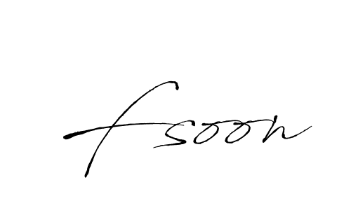 You should practise on your own different ways (Antro_Vectra) to write your name (Fsoon) in signature. don't let someone else do it for you. Fsoon signature style 6 images and pictures png