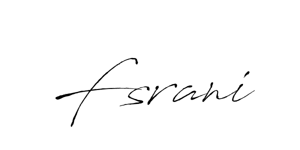 Similarly Antro_Vectra is the best handwritten signature design. Signature creator online .You can use it as an online autograph creator for name Fsrani. Fsrani signature style 6 images and pictures png