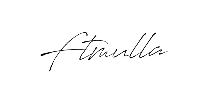 The best way (Antro_Vectra) to make a short signature is to pick only two or three words in your name. The name Ftmulla include a total of six letters. For converting this name. Ftmulla signature style 6 images and pictures png