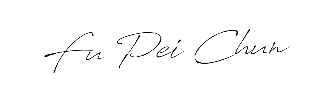 You should practise on your own different ways (Antro_Vectra) to write your name (Fu Pei Chun) in signature. don't let someone else do it for you. Fu Pei Chun signature style 6 images and pictures png