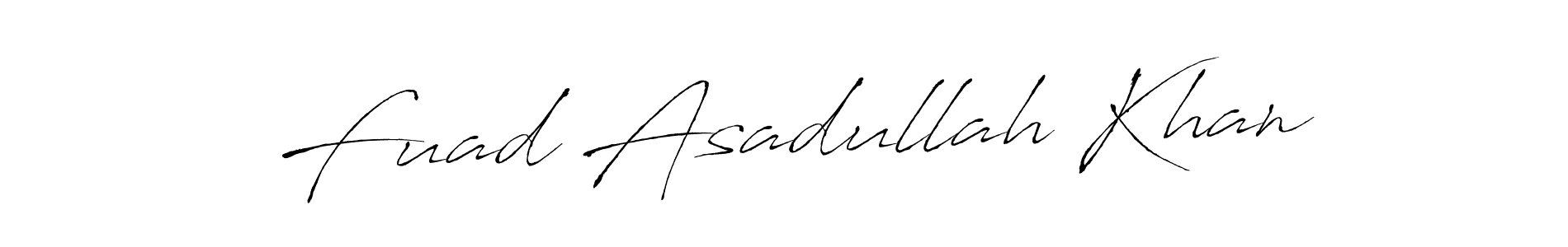 How to Draw Fuad Asadullah Khan signature style? Antro_Vectra is a latest design signature styles for name Fuad Asadullah Khan. Fuad Asadullah Khan signature style 6 images and pictures png