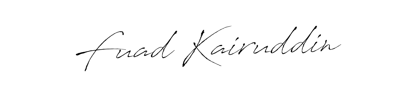 You can use this online signature creator to create a handwritten signature for the name Fuad Kairuddin. This is the best online autograph maker. Fuad Kairuddin signature style 6 images and pictures png
