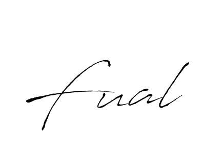 Make a beautiful signature design for name Fual. Use this online signature maker to create a handwritten signature for free. Fual signature style 6 images and pictures png