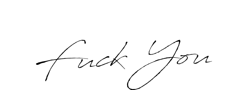 Design your own signature with our free online signature maker. With this signature software, you can create a handwritten (Antro_Vectra) signature for name Fuck You. Fuck You signature style 6 images and pictures png