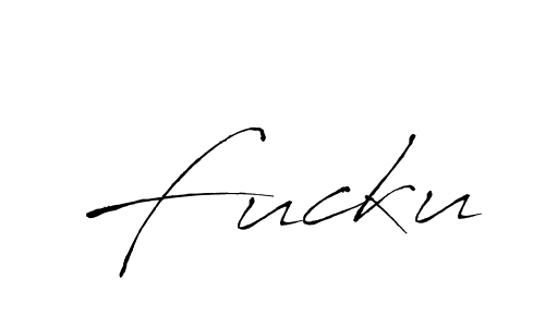 How to Draw Fucku signature style? Antro_Vectra is a latest design signature styles for name Fucku. Fucku signature style 6 images and pictures png