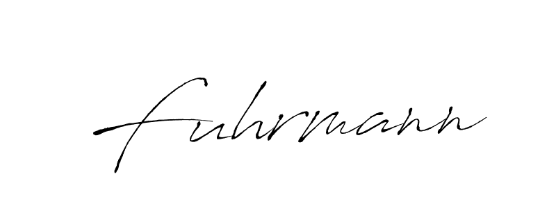 Create a beautiful signature design for name Fuhrmann. With this signature (Antro_Vectra) fonts, you can make a handwritten signature for free. Fuhrmann signature style 6 images and pictures png