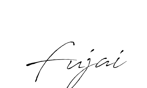 Make a beautiful signature design for name Fujai. With this signature (Antro_Vectra) style, you can create a handwritten signature for free. Fujai signature style 6 images and pictures png