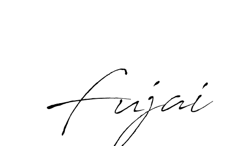 Design your own signature with our free online signature maker. With this signature software, you can create a handwritten (Antro_Vectra) signature for name Fujai. Fujai signature style 6 images and pictures png