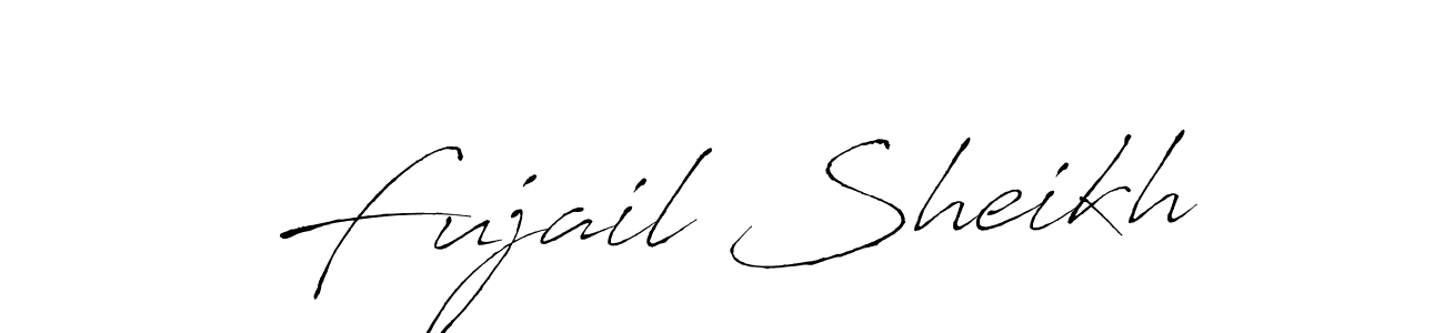 This is the best signature style for the Fujail Sheikh name. Also you like these signature font (Antro_Vectra). Mix name signature. Fujail Sheikh signature style 6 images and pictures png