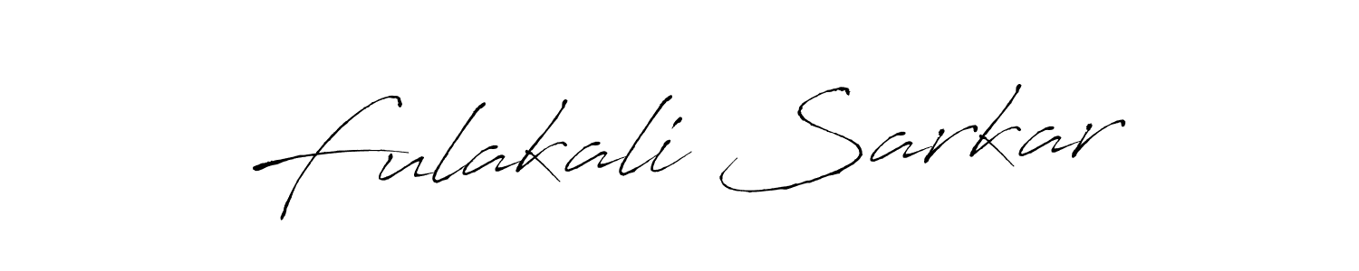 Make a beautiful signature design for name Fulakali Sarkar. With this signature (Antro_Vectra) style, you can create a handwritten signature for free. Fulakali Sarkar signature style 6 images and pictures png