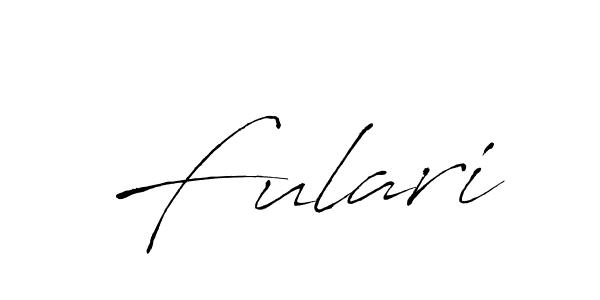 How to make Fulari name signature. Use Antro_Vectra style for creating short signs online. This is the latest handwritten sign. Fulari signature style 6 images and pictures png