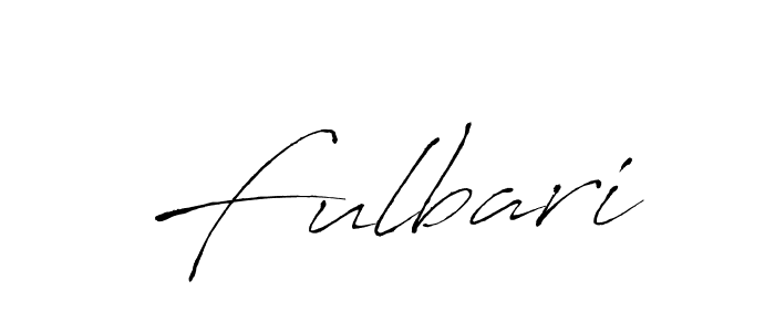 Antro_Vectra is a professional signature style that is perfect for those who want to add a touch of class to their signature. It is also a great choice for those who want to make their signature more unique. Get Fulbari name to fancy signature for free. Fulbari signature style 6 images and pictures png