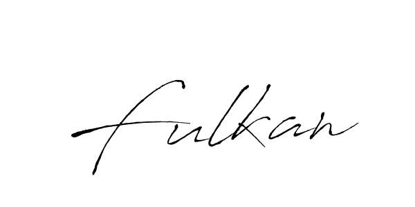 Use a signature maker to create a handwritten signature online. With this signature software, you can design (Antro_Vectra) your own signature for name Fulkan. Fulkan signature style 6 images and pictures png