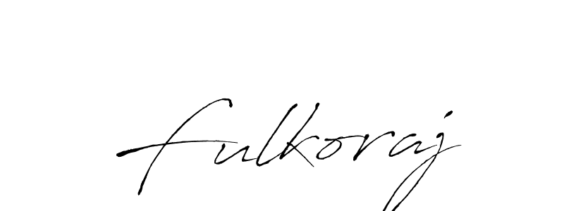 Create a beautiful signature design for name Fulkoraj. With this signature (Antro_Vectra) fonts, you can make a handwritten signature for free. Fulkoraj signature style 6 images and pictures png