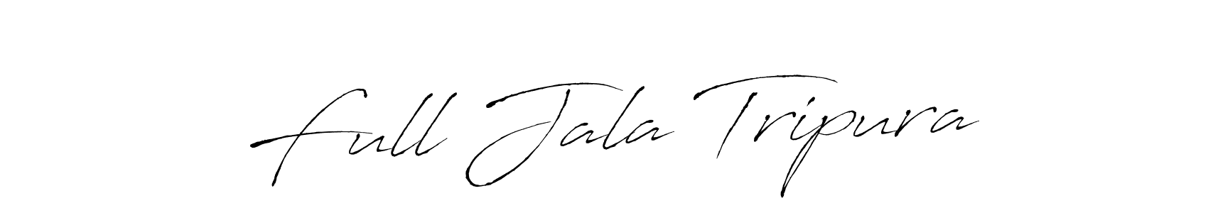 How to make Full Jala Tripura signature? Antro_Vectra is a professional autograph style. Create handwritten signature for Full Jala Tripura name. Full Jala Tripura signature style 6 images and pictures png