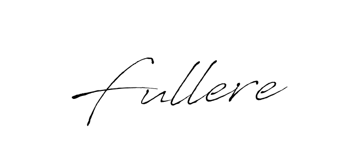 Make a beautiful signature design for name Fullere. With this signature (Antro_Vectra) style, you can create a handwritten signature for free. Fullere signature style 6 images and pictures png