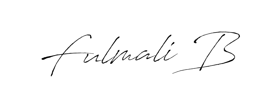 Make a beautiful signature design for name Fulmali B. Use this online signature maker to create a handwritten signature for free. Fulmali B signature style 6 images and pictures png