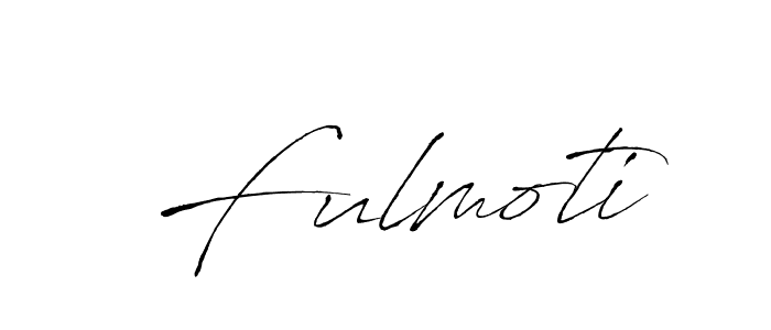 You should practise on your own different ways (Antro_Vectra) to write your name (Fulmoti) in signature. don't let someone else do it for you. Fulmoti signature style 6 images and pictures png