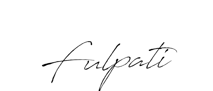 You should practise on your own different ways (Antro_Vectra) to write your name (Fulpati) in signature. don't let someone else do it for you. Fulpati signature style 6 images and pictures png