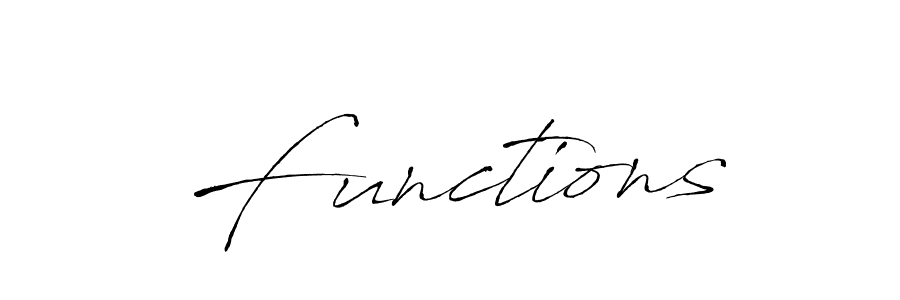 Use a signature maker to create a handwritten signature online. With this signature software, you can design (Antro_Vectra) your own signature for name Functions. Functions signature style 6 images and pictures png