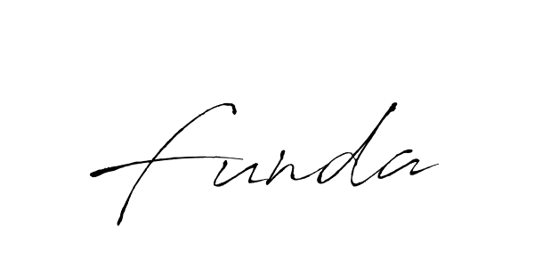 How to make Funda  name signature. Use Antro_Vectra style for creating short signs online. This is the latest handwritten sign. Funda  signature style 6 images and pictures png