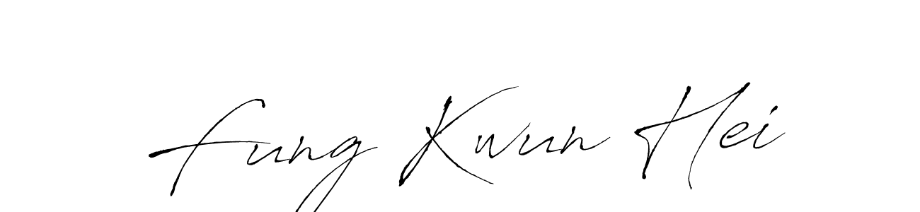 Fung Kwun Hei stylish signature style. Best Handwritten Sign (Antro_Vectra) for my name. Handwritten Signature Collection Ideas for my name Fung Kwun Hei. Fung Kwun Hei signature style 6 images and pictures png