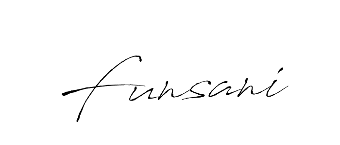 Antro_Vectra is a professional signature style that is perfect for those who want to add a touch of class to their signature. It is also a great choice for those who want to make their signature more unique. Get Funsani name to fancy signature for free. Funsani signature style 6 images and pictures png
