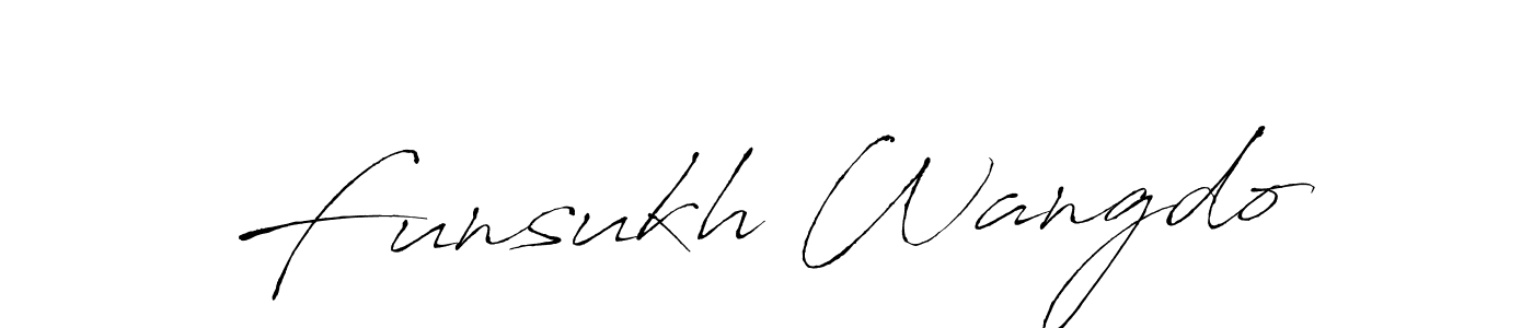 How to Draw Funsukh Wangdo signature style? Antro_Vectra is a latest design signature styles for name Funsukh Wangdo. Funsukh Wangdo signature style 6 images and pictures png