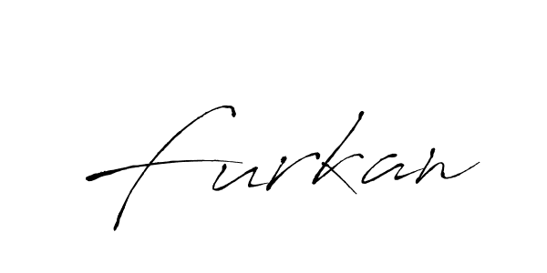 Design your own signature with our free online signature maker. With this signature software, you can create a handwritten (Antro_Vectra) signature for name Furkan. Furkan signature style 6 images and pictures png
