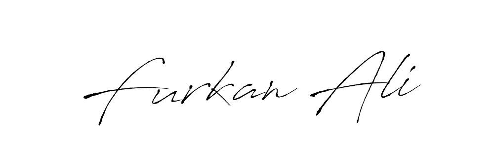 How to make Furkan Ali signature? Antro_Vectra is a professional autograph style. Create handwritten signature for Furkan Ali name. Furkan Ali signature style 6 images and pictures png