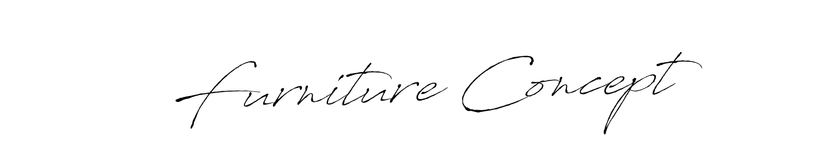 How to make Furniture Concept name signature. Use Antro_Vectra style for creating short signs online. This is the latest handwritten sign. Furniture Concept signature style 6 images and pictures png