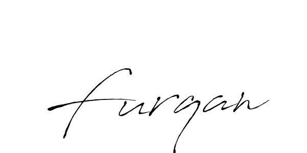 Furqan stylish signature style. Best Handwritten Sign (Antro_Vectra) for my name. Handwritten Signature Collection Ideas for my name Furqan. Furqan signature style 6 images and pictures png