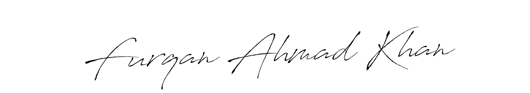 Antro_Vectra is a professional signature style that is perfect for those who want to add a touch of class to their signature. It is also a great choice for those who want to make their signature more unique. Get Furqan Ahmad Khan name to fancy signature for free. Furqan Ahmad Khan signature style 6 images and pictures png