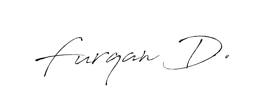 Create a beautiful signature design for name Furqan D.. With this signature (Antro_Vectra) fonts, you can make a handwritten signature for free. Furqan D. signature style 6 images and pictures png