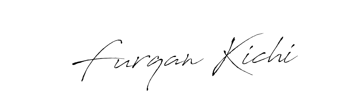 How to Draw Furqan Kichi signature style? Antro_Vectra is a latest design signature styles for name Furqan Kichi. Furqan Kichi signature style 6 images and pictures png