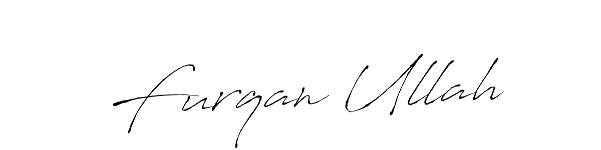 Create a beautiful signature design for name Furqan Ullah. With this signature (Antro_Vectra) fonts, you can make a handwritten signature for free. Furqan Ullah signature style 6 images and pictures png