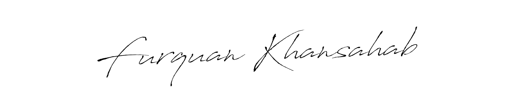 if you are searching for the best signature style for your name Furquan Khansahab. so please give up your signature search. here we have designed multiple signature styles  using Antro_Vectra. Furquan Khansahab signature style 6 images and pictures png