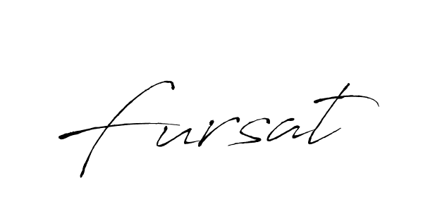 Fursat stylish signature style. Best Handwritten Sign (Antro_Vectra) for my name. Handwritten Signature Collection Ideas for my name Fursat. Fursat signature style 6 images and pictures png